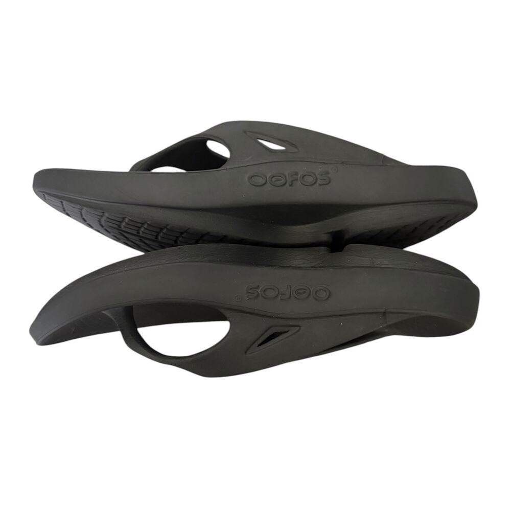 Oofos OOriginal Thong Sandals Black Women’s 7 Casual Comfort Beach Pool Summer - Picture 6 of 9